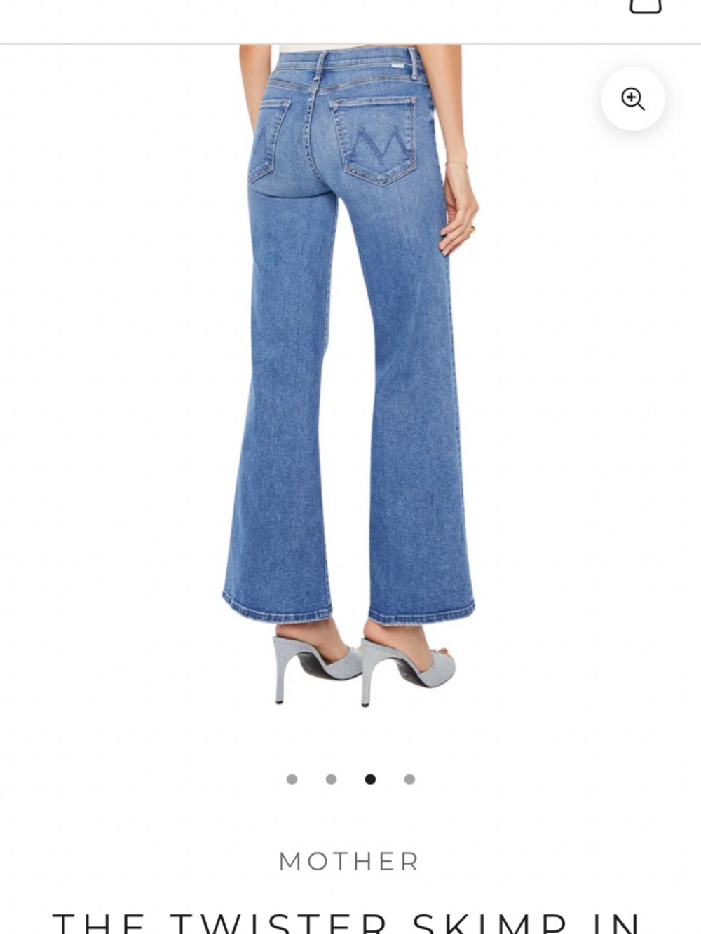 NWT Mother Twister Skimp Jeans in Swing and a Miss, size 24 - Picture 2 of 6